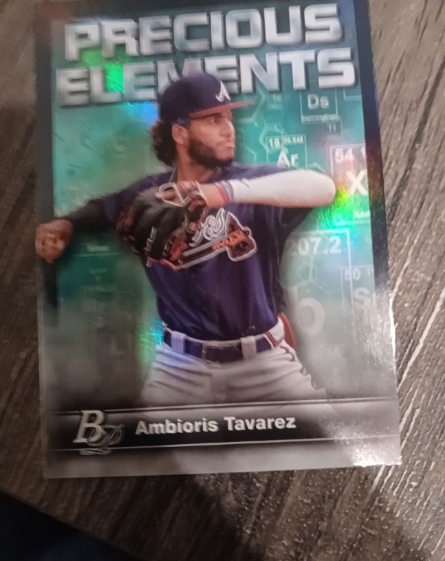 2023 Bowman Platinum #PE-14 Ambioris Tavarez Precious Elements — front