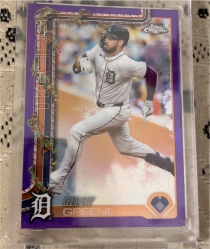 2025 Topps Chrome #34 Riley Greene — front