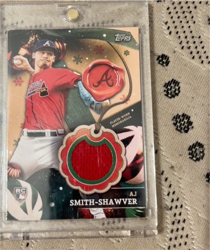2024 Topps Holiday #RC-AS AJ Smith-Shawver — front