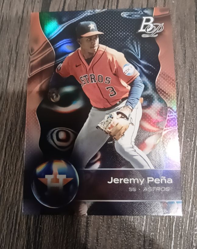 2023 Bowman Platinum #23 Jeremy Peña — front