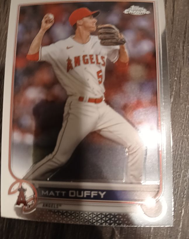 2022 Topps Chrome Update #US111 Matt Duffy — front