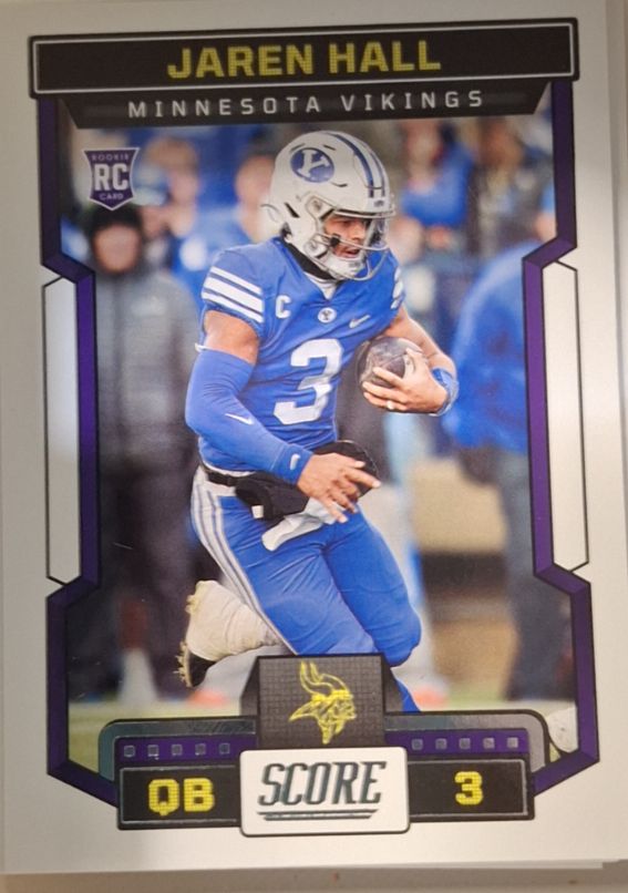 2023 Panini Score #311 Jaren Hall — front