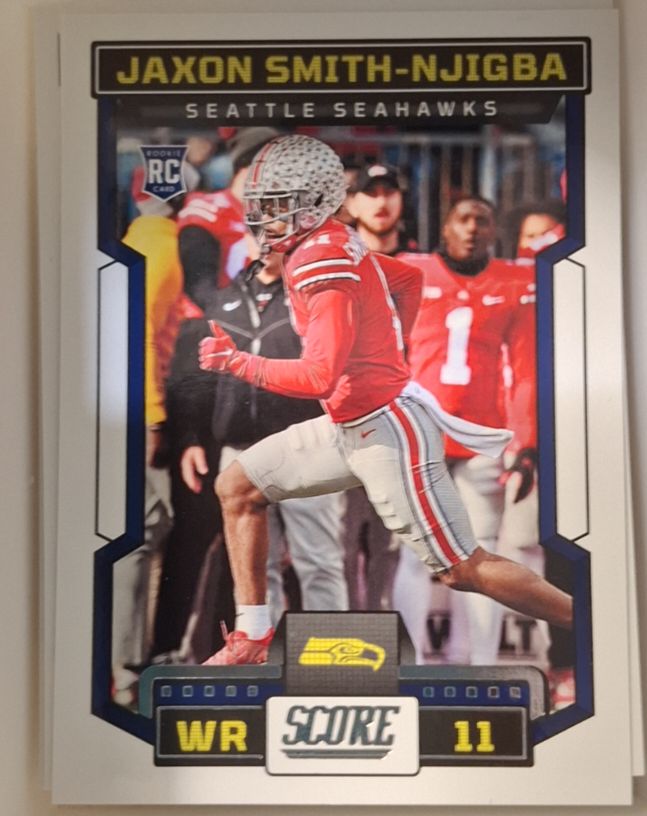 2023 Panini Score #348 Jaxon Smith-Njigba — front