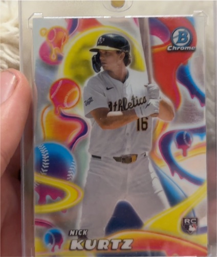 2025 Bowman Chrome #MM-25 Nick Kurtz Melt Mashers Rookie — front
