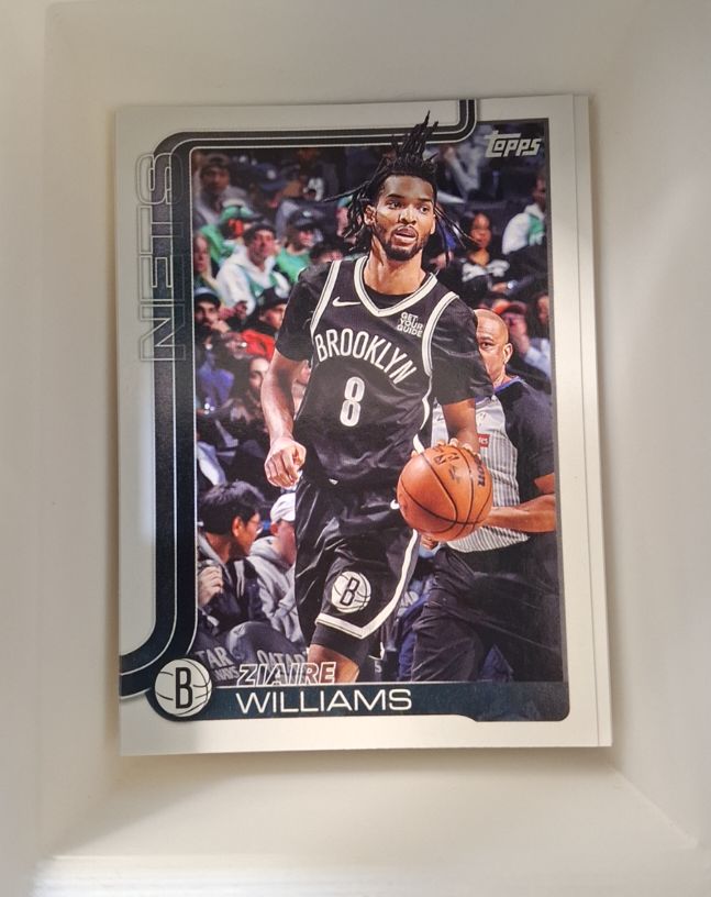 2025-26 Topps #9 Ziaire Williams — front