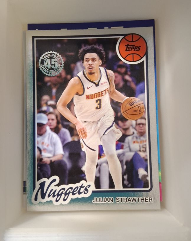 2025-26 Topps Basketball #80BK-28 Julian Strawther — front