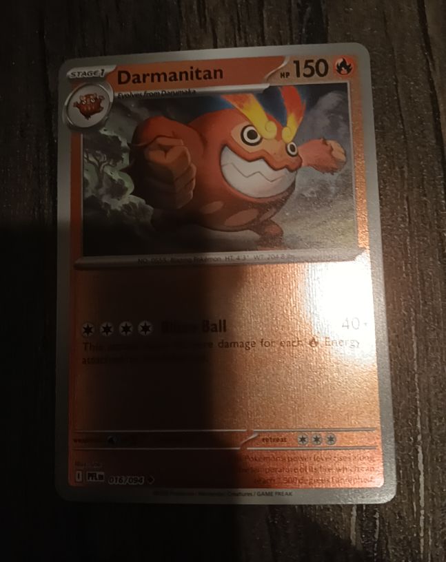 2025 Pokémon ME02 Phantasmal Flames #016 Darmanitan — front