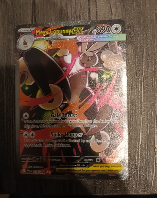 Mega Lopunny ex 128/094 Phantasmal Flames — front
