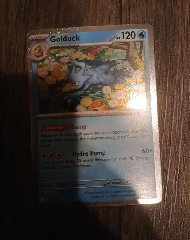 2023 Pokémon TCG Mega Evolutions #008 Golduck — front