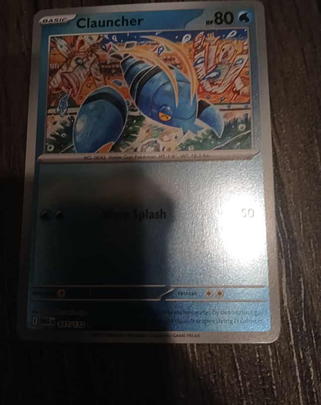 2025 Pokémon Mega Evolution #037 Clauncher — front