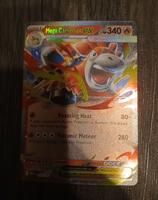 Mega Camerupt ex 022/132 — front