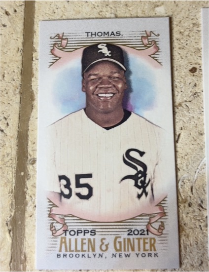 2021 Topps Allen & Ginter #127 Frank Thomas — front