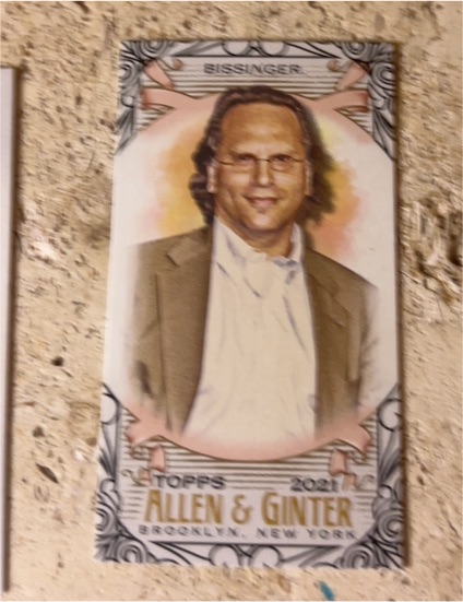 2021 Topps Allen & Ginter Mini #262 Buzz Bissinger — front