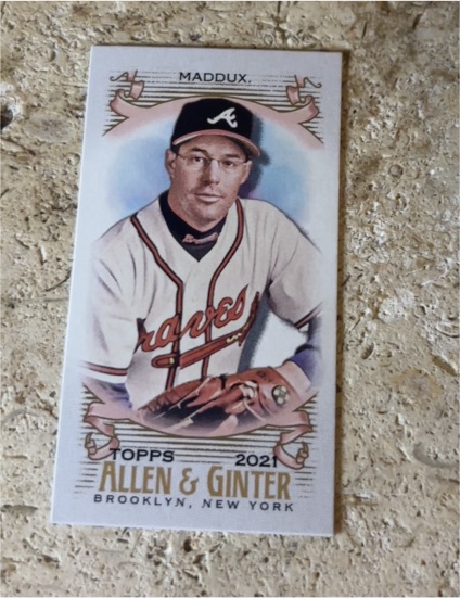 2021 Topps Allen & Ginter Mini #7 Greg Maddux — front
