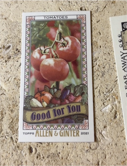 2021 Topps Allen & Ginter Mini Good for You Tomatoes #GFY-6 — front
