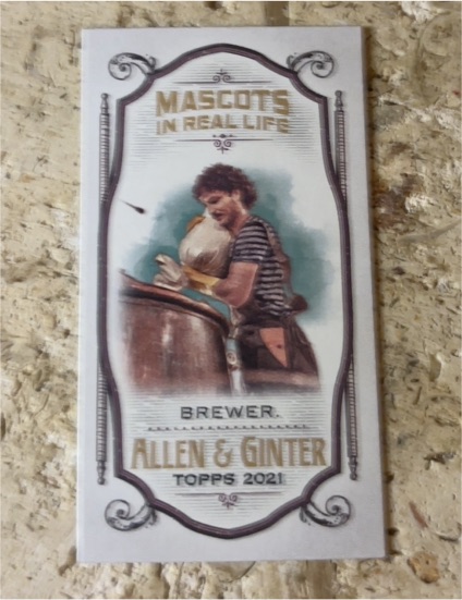 2021 Topps Allen & Ginter Mascots in Real Life #MMI-19 Brewer — front