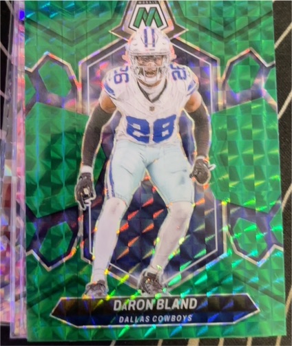 2024 Panini Mosaic #63 DaRon Bland Mosaic Green — front