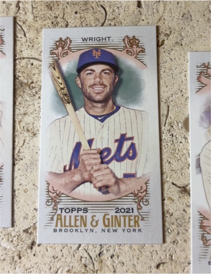 2021 Topps Allen & Ginter Mini #34 David Wright — front