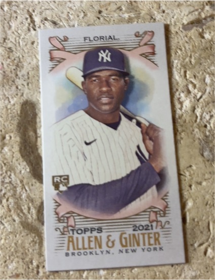 2021 Topps Allen & Ginter #268 Estevan Florial — front