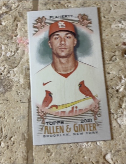 2021 Topps Allen & Ginter Mini #192 Jack Flaherty — front