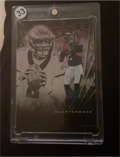 2020 Panini Illusions #11 Jalen Hurts Rookie Card — front