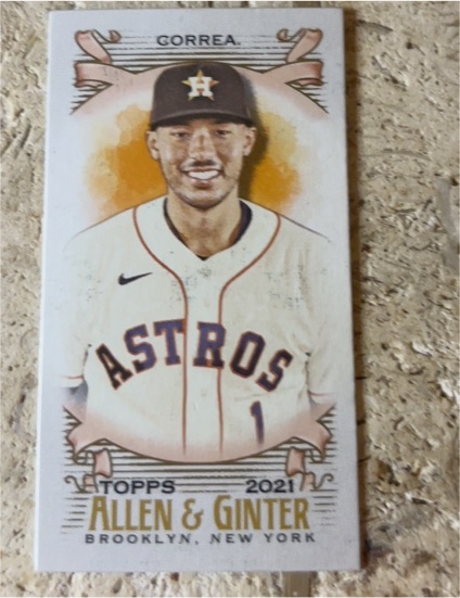 2021 Topps Allen & Ginter #94 Carlos Correa — front
