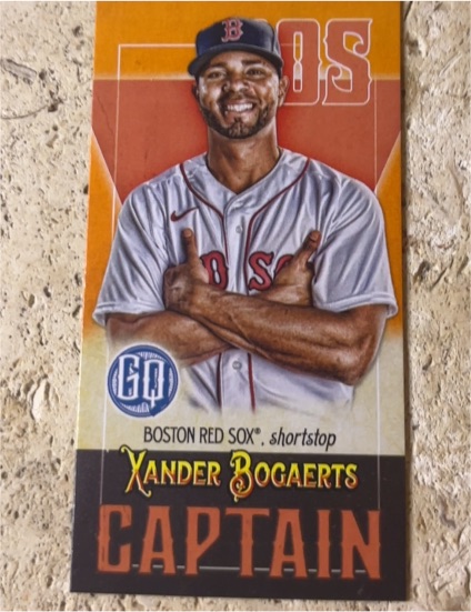 2021 Topps Gypsy Queen #CM-XB Xander Bogaerts Captain Mini — front