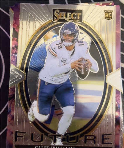 2024 Panini Select #18 Caleb Williams Select Future Rookie Card — front