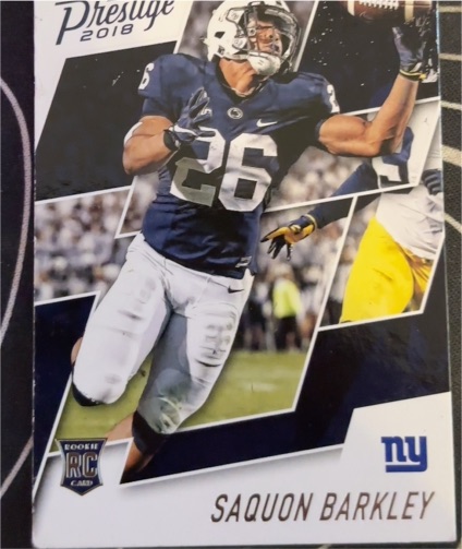 2018 Panini Prestige #261 Saquon Barkley — front