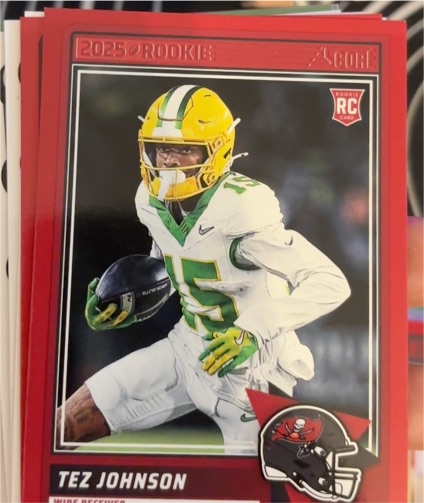 2025 Panini Score #34 Tez Johnson — front