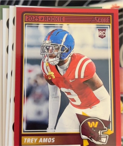 2025 Panini Score #92 Trey Amos — front