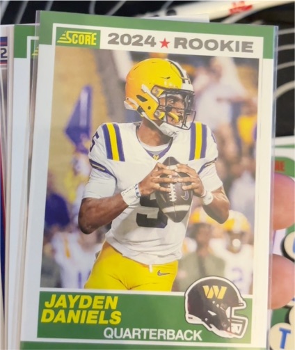 2024 Panini Score 35th Anniversary Rookie #2 Jayden Daniels — front