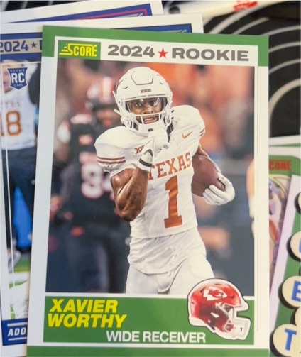 2024 Score #1 Xavier Worthy — front