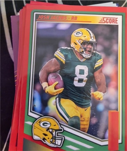 2025 Panini Score #190 Josh Jacobs — front