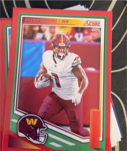 2025 Panini Score #143 Deebo Samuel — front