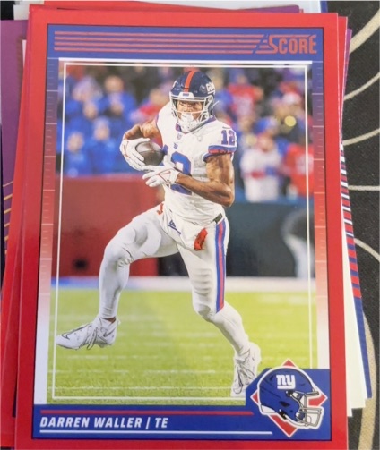 2024 Score #211 Darren Waller — front