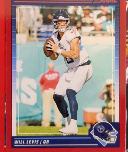 2024 Score #271 Will Levis Tennessee Titans — front