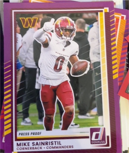 2025 Donruss #38 Mike Sainristil — front