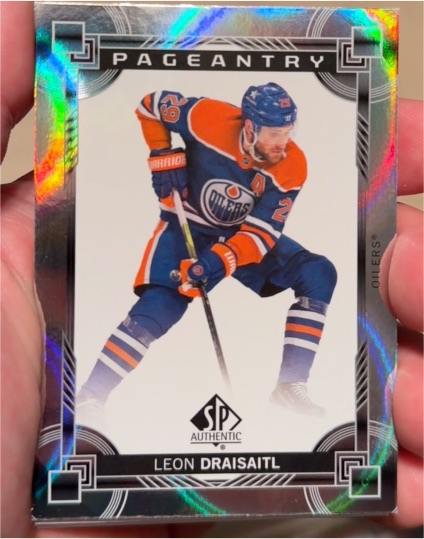 2024-25 Upper Deck SP Authentic Pageantry #P-49 Leon Draisaitl — front