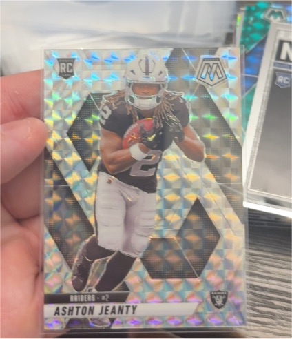 2025 Panini Mosaic #345 Ashton Jeanty — front