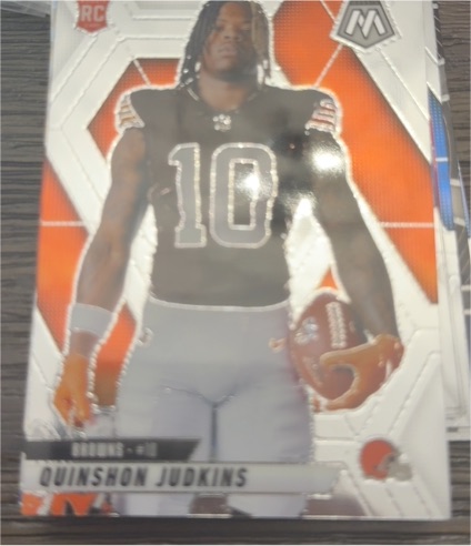 2025 Panini Mosaic #276 Quinshon Judkins Rookie Cleveland Browns — front