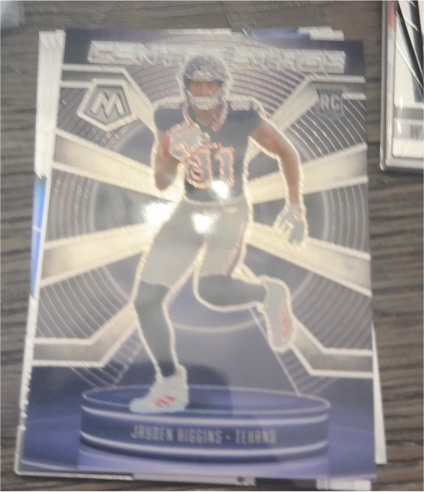2025 Panini Mosaic Center Stage #RC Jayden Higgins — front