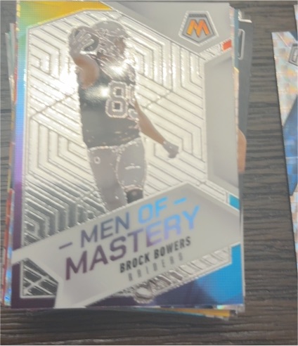 2025 Panini Mosaic Men of Mastery #6 Brock Bowers — front