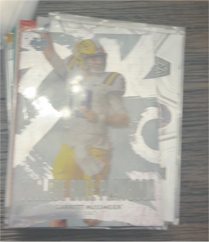 2023 Panini First Place Playbook Garrett Nussmeier — front