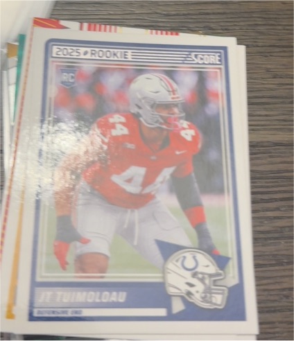 2025 Panini Score #84 JT Tuimoloau — front