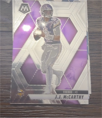 2025 Panini Mosaic #195 J.J. McCarthy — front