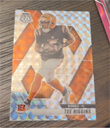 2020 Panini Mosaic #85 Tee Higgins — front