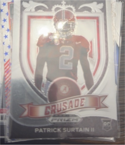 2021 Panini Prizm Draft Picks Crusade #Patrick Surtain II — front