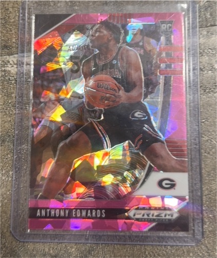 2020 Panini Prizm Draft Picks #1 Anthony Edwards — front