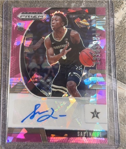 2020-21 Panini Prizm Draft Picks Prospect Autographs #55 Saben Lee — front